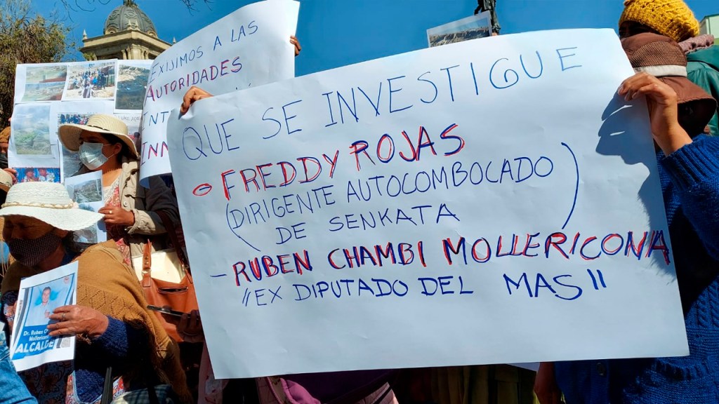 Habitantes de Achocalla denunciaron ser víctimas de loteamiento por parte del exdiputado Ruben Chambi. Este no es el primer caso en su contra.